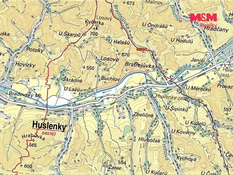 Prodej lesa 4913 m², Huslenky – náhled fotky 2