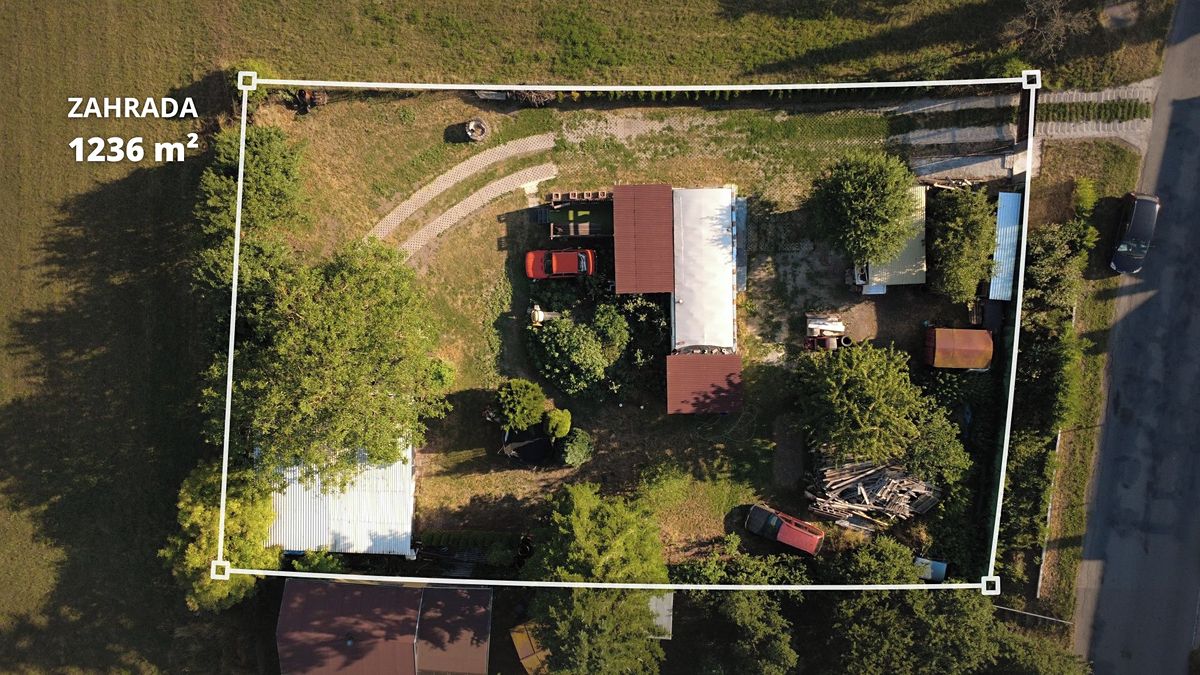 Prodej zahrady 1236 m²