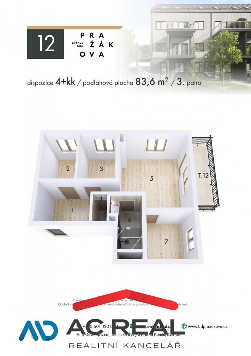 Prodej bytu 4+kk 83 m² – fotografie 4