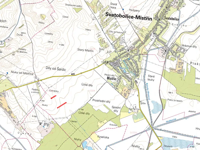 Prodej pole 2880 m², Svatobořice-Mistřín – náhled fotky 2