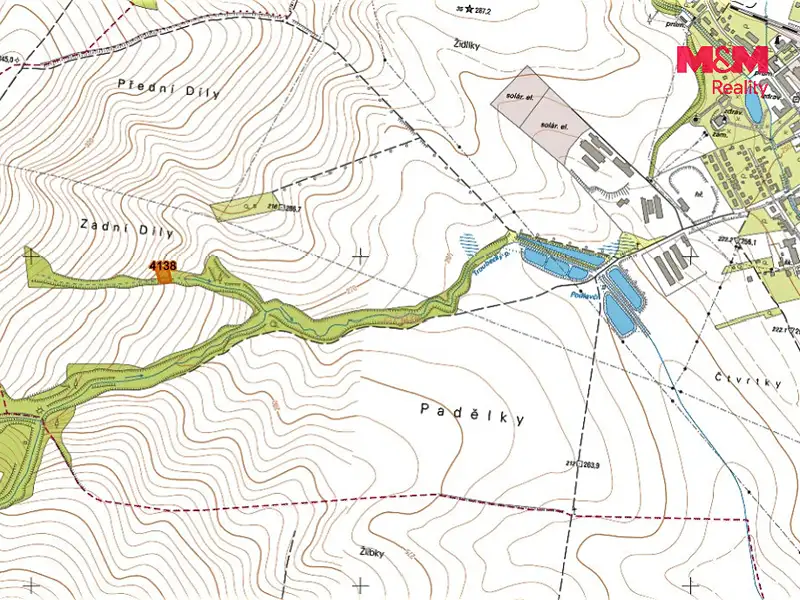 Prodej pozemku 1572 m², Zborovice – náhled fotky 2