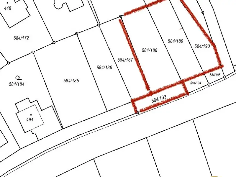 Prodej stavebního pozemku 1183 m², Pátek – náhled fotky 3