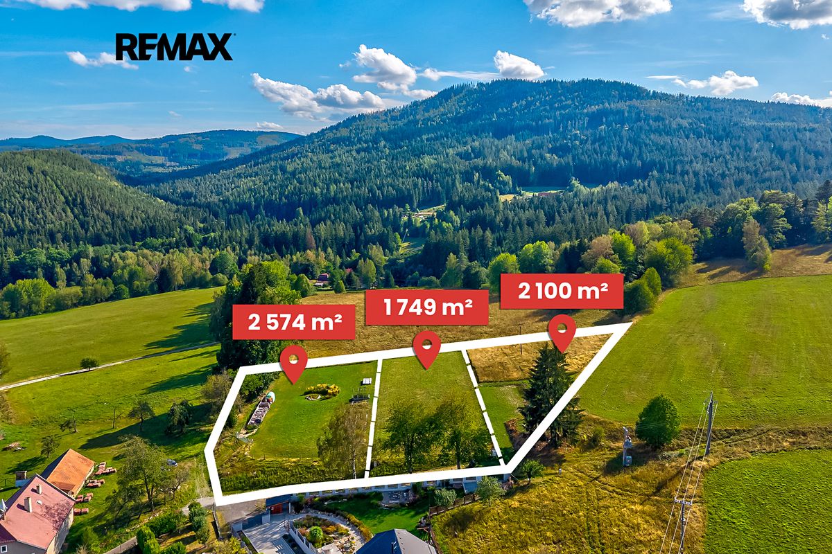Prodej stavebního pozemku 2100 m² – fotografie 3