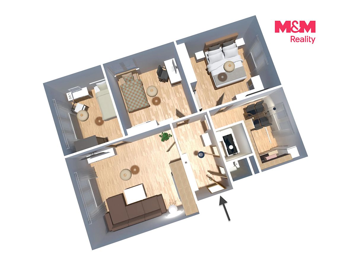 Prodej bytu 3+1 73 m² – fotografie 4