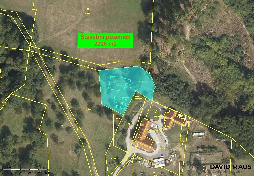 Prodej stavebního pozemku 2226 m² – fotografie 2