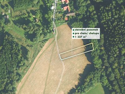 Prodej stavebního pozemku 1327 m²