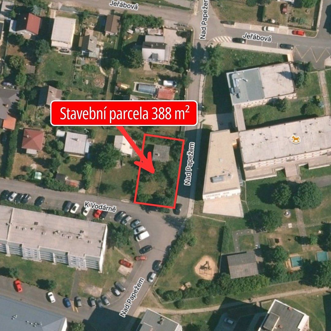 Prodej stavebního pozemku 388 m², Dobříš – fotka 1 z 3