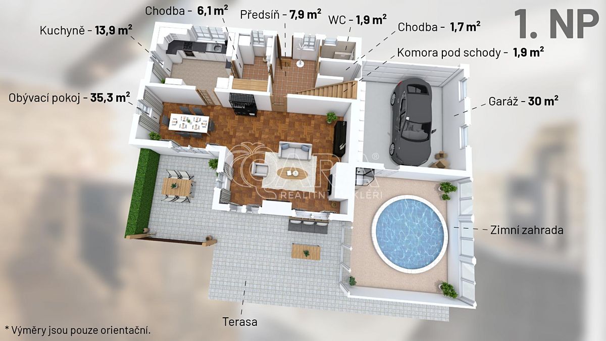 Prodej rodinného domu 257 m², pozemek 1415 m² – fotografie 4