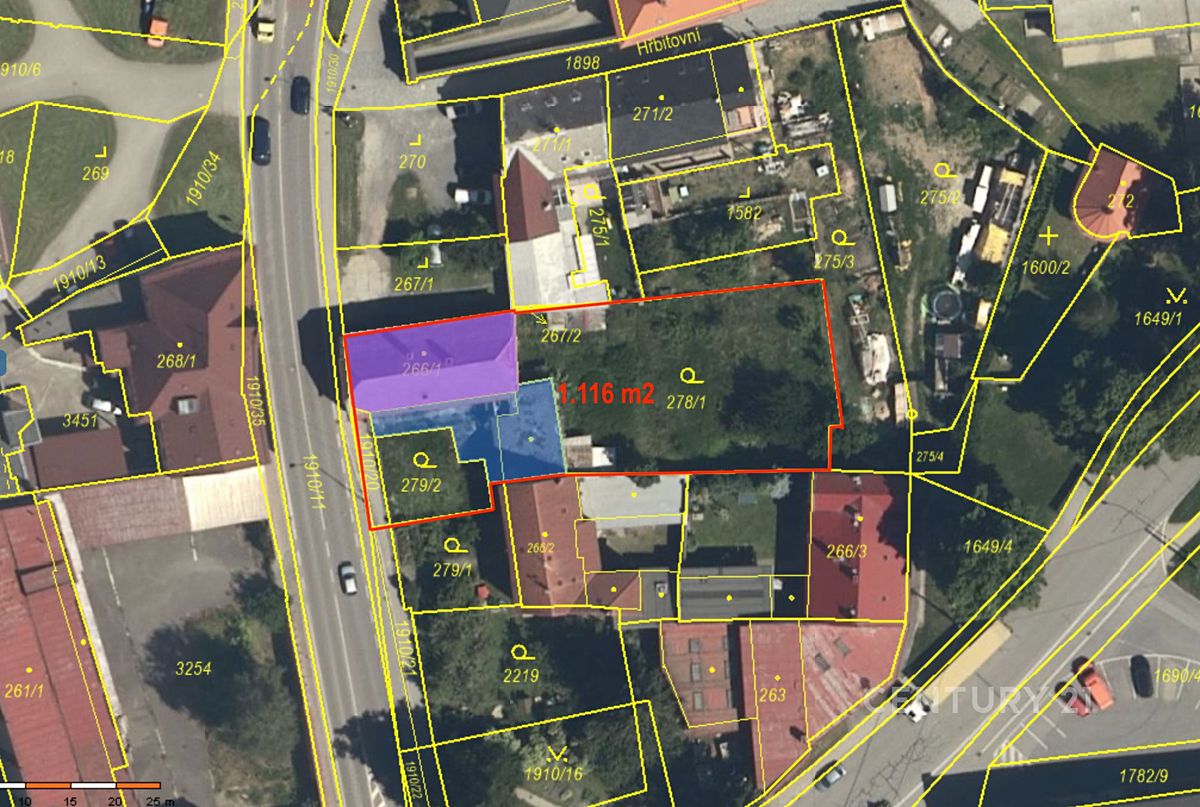 Prodej pozemku 1116 m²