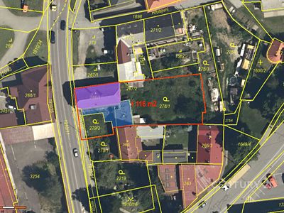 Prodej pozemku 1116 m²