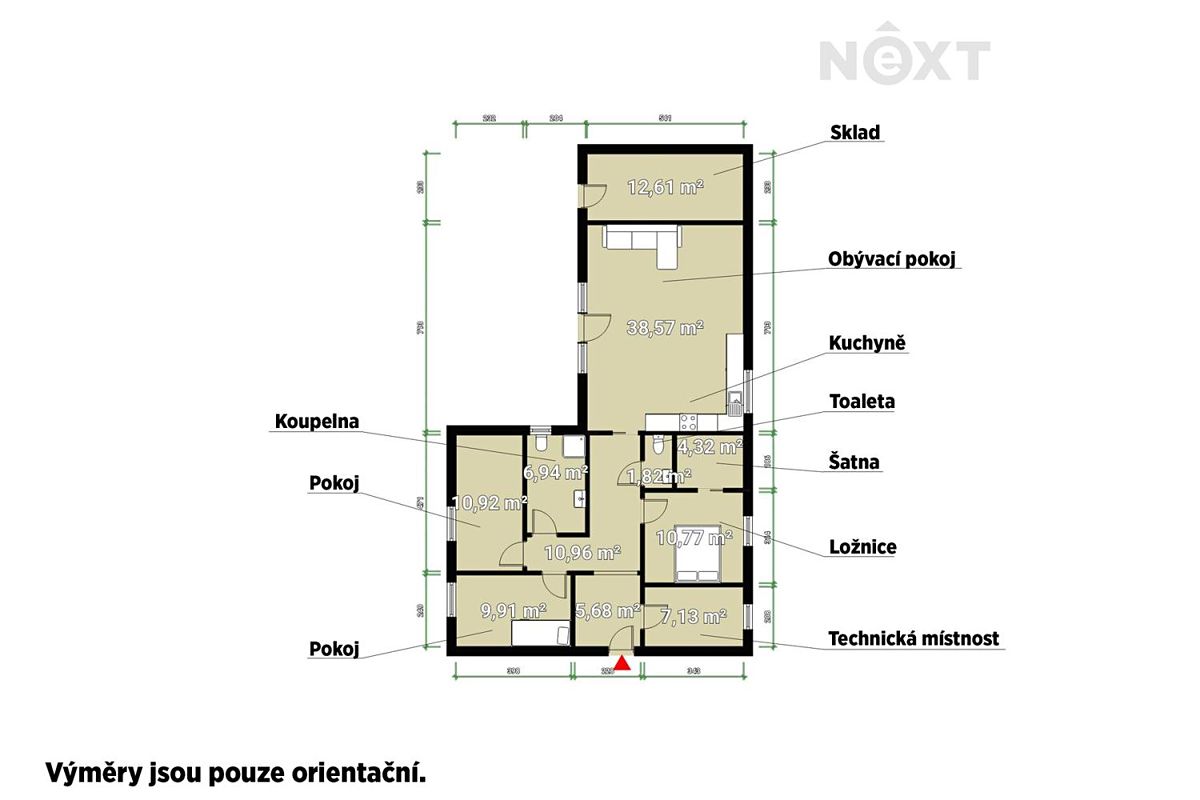 Prodej rodinného domu 122 m², pozemek 1039 m² – fotografie 5
