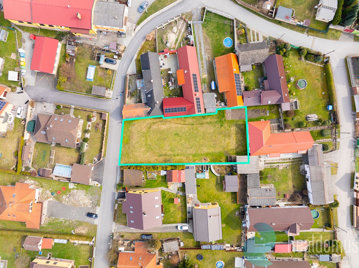 Prodej stavebního pozemku 719 m², Klenovice – fotka 1 z 3