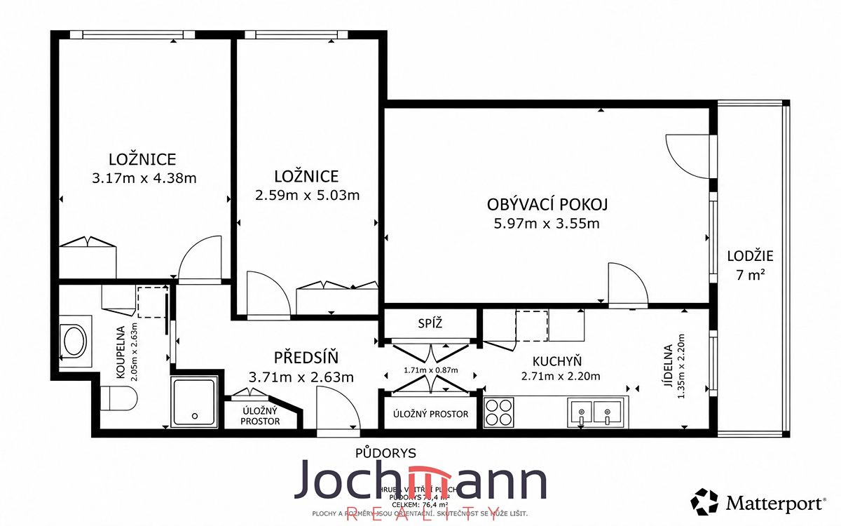 Prodej bytu 3+1 75 m² – fotografie 2