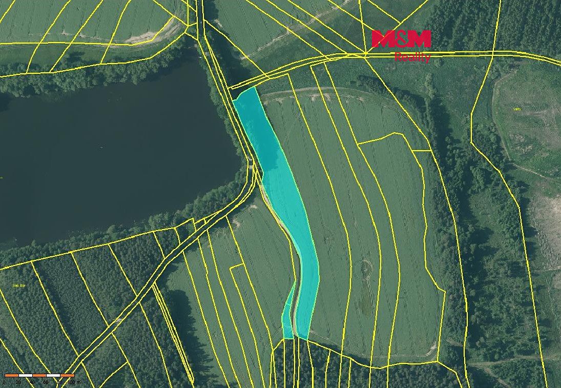 Prodej pole 12695 m², Příbraz – fotka 1 z 3