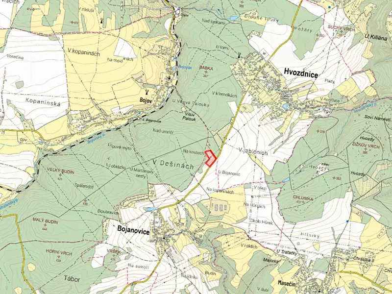 Prodej pole 15337 m², Bojanovice – náhled fotky 2