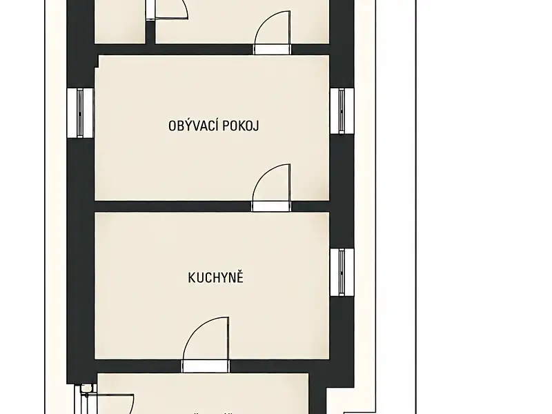 Prodej rodinného domu 42 m², pozemek 297 m², Zlín – náhled fotky 2