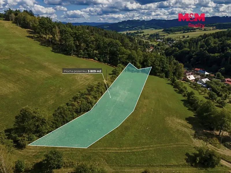 Prodej stavebního pozemku 3809 m², Kateřinice – náhled fotky 3