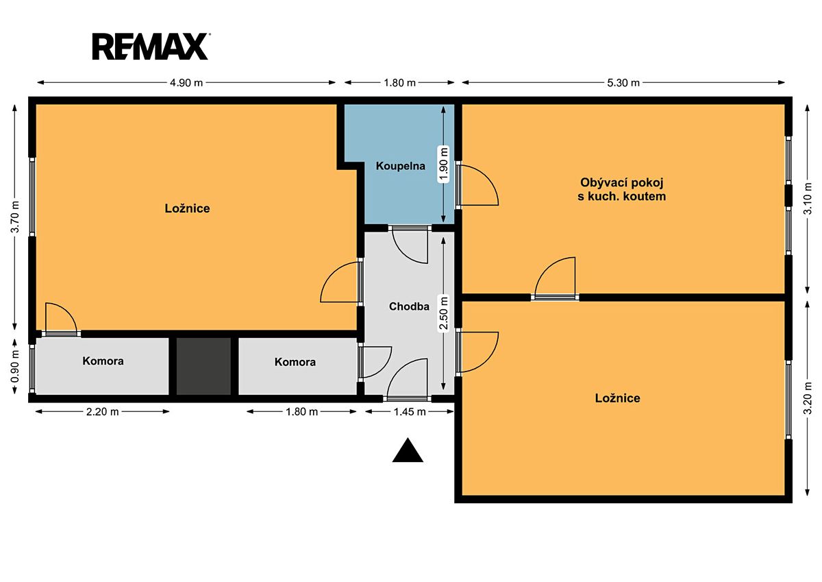 Pronájem bytu 3+kk 75 m² – fotografie 2