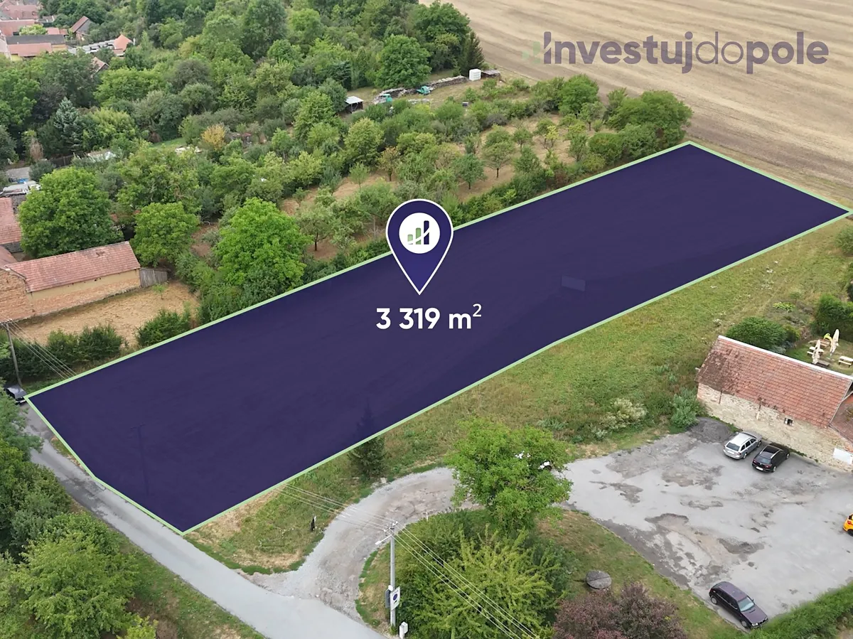 Prodej stavebního pozemku 3319 m²