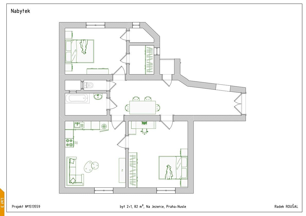 Prodej bytu 2+1 83 m² – fotografie 3
