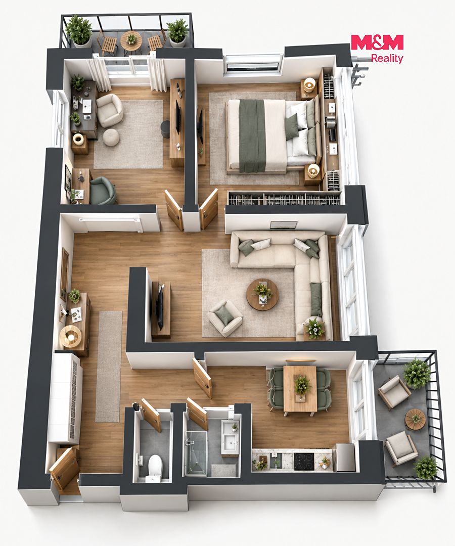 Prodej bytu 3+1 80 m² – fotografie 4