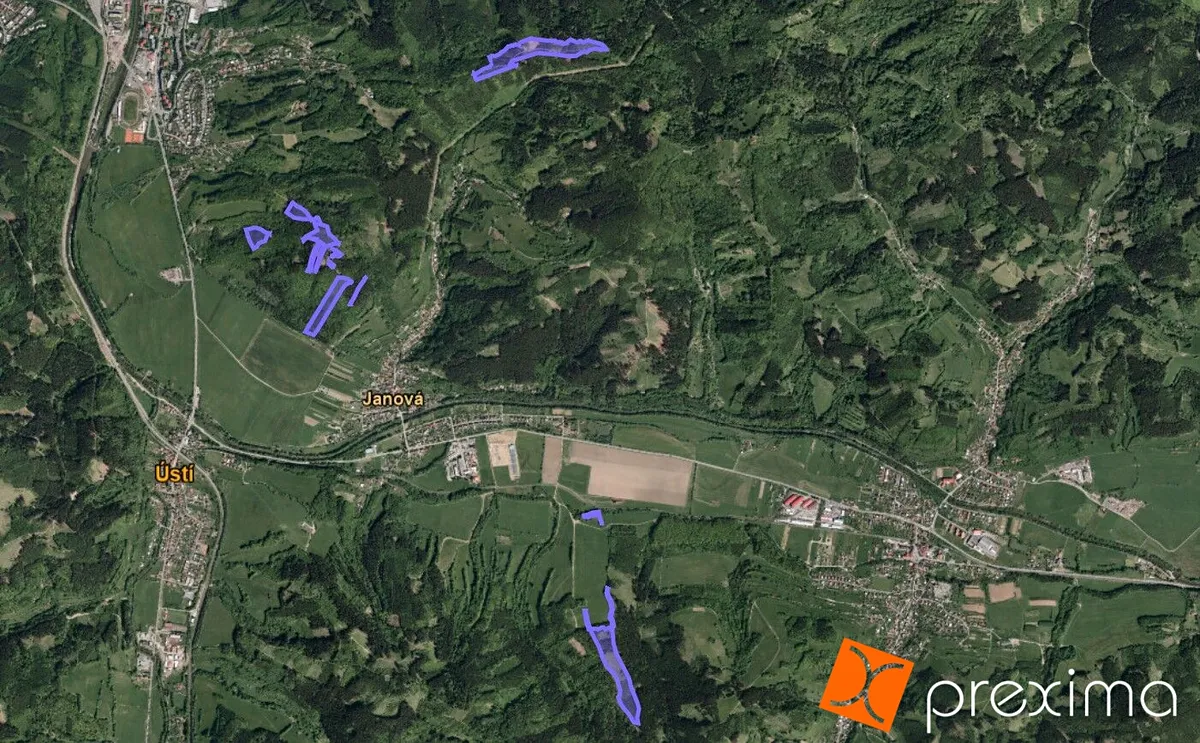 Prodej podílu 12/18 lesa 38370 m²