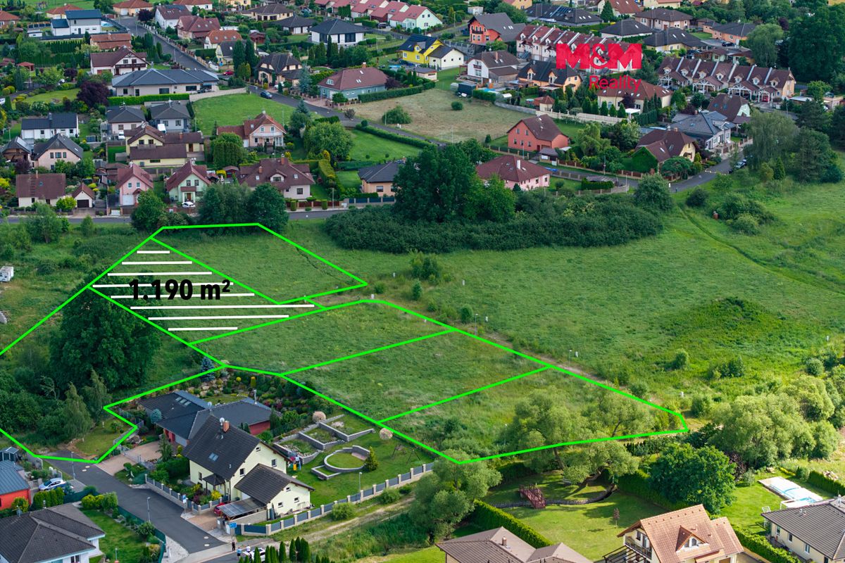Prodej stavebního pozemku 1190 m², Jenišov – fotka 1 z 3