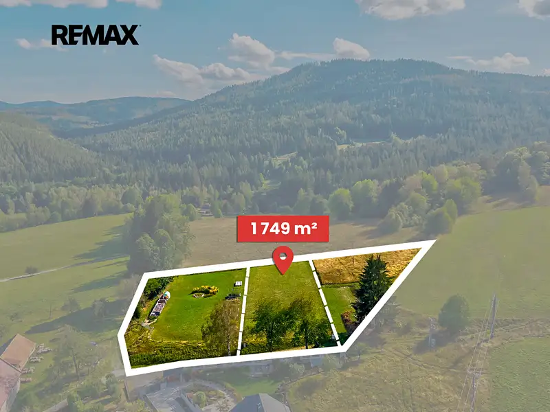 Prodej stavebního pozemku 1749 m², Lipno nad Vltavou – náhled fotky 1