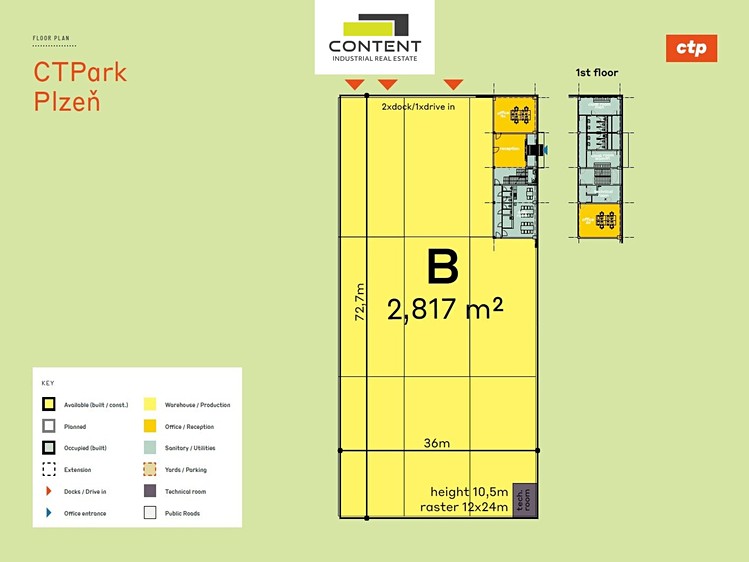 Pronájem komerčního prostoru, 2 390 m² (17 z 18)