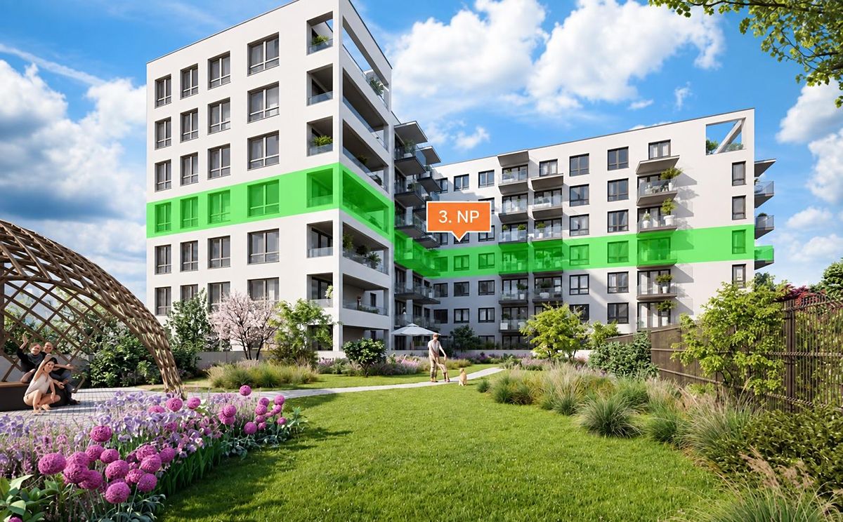 Prodej bytu 2+kk 43 m²