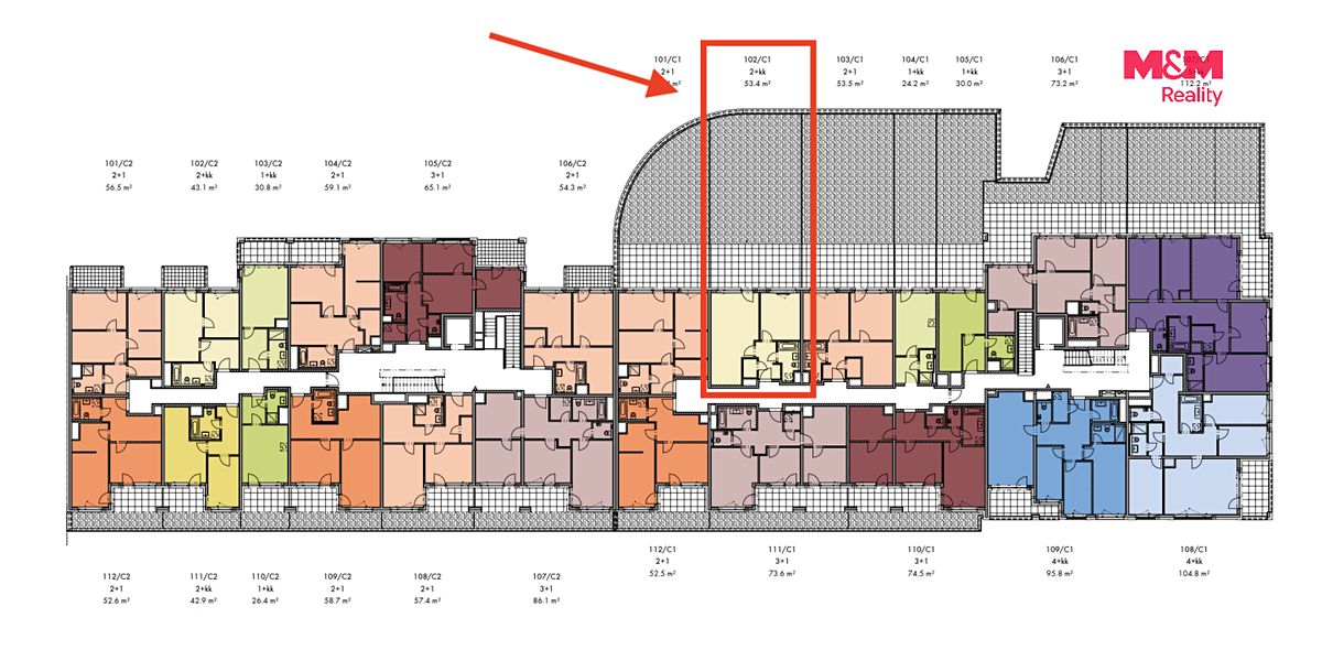 Prodej bytu 2+kk 53 m² – fotografie 4