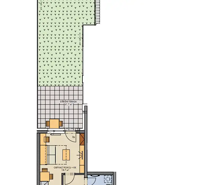 Prodej bytu 1+kk 30 m², Praha – náhled fotky 2