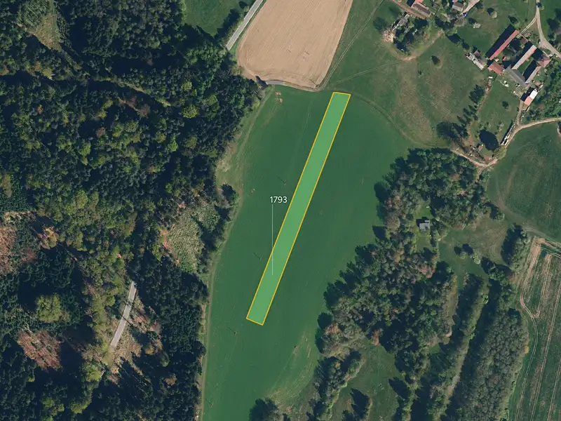 Prodej pole 15867 m², Obrataň – náhled fotky 1
