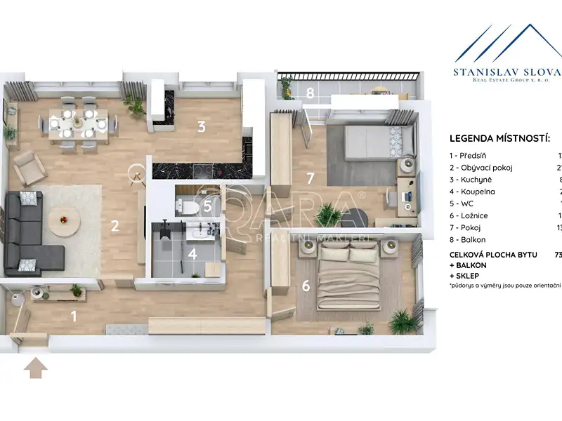 Prodej bytu 3+1 77 m², Ostrava – náhled fotky 3