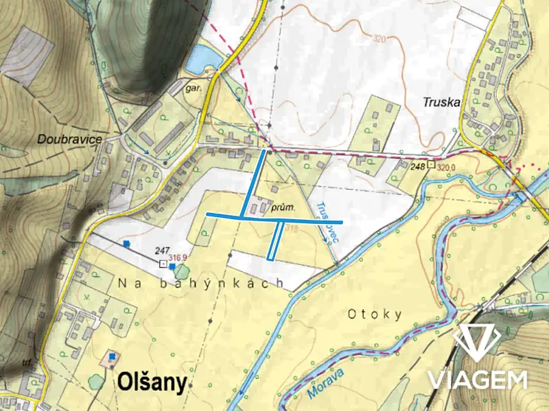 Prodej pole 1059 m², Olšany – náhled fotky 3
