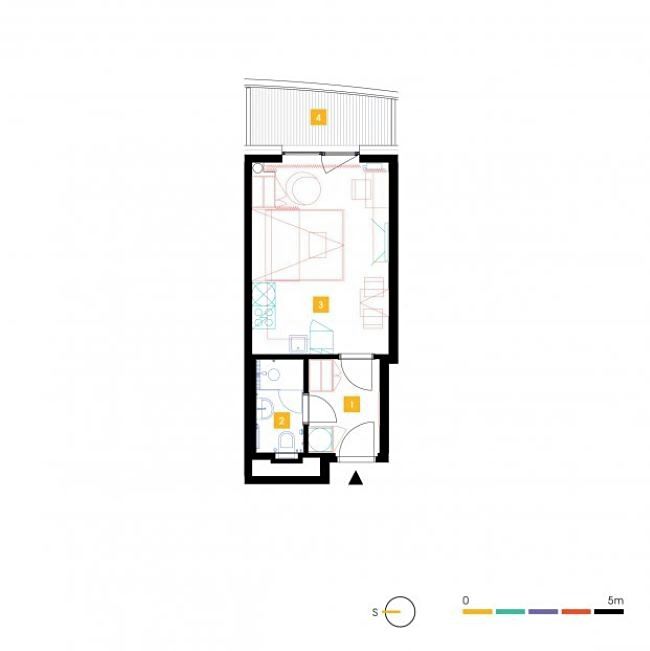 Pronájem bytu 1+kk 26 m² – fotografie 2