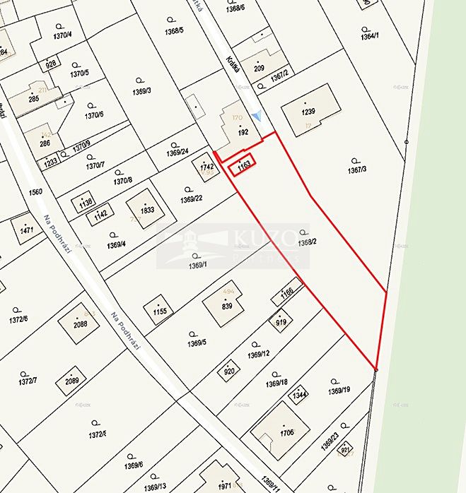 Prodej stavebního pozemku 1285 m² – fotografie 4