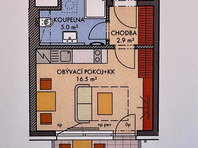 Prodej bytu 1+kk 25 m², Praha – náhled fotky 2