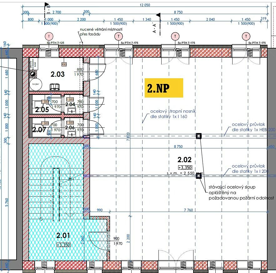 Pronájem kanceláře 113 m² – fotografie 2