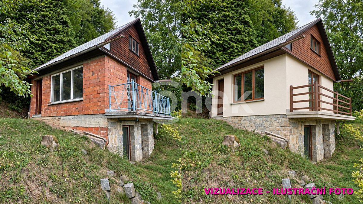 Prodej rodinného domu 50 m², pozemek 1091 m²