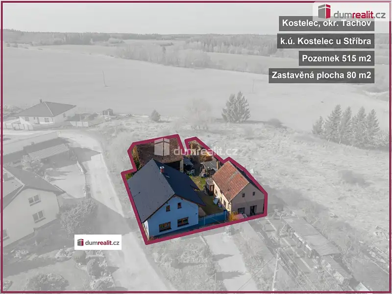 Prodej rodinného domu 80 m², pozemek 515 m², Kostelec – náhled fotky 2