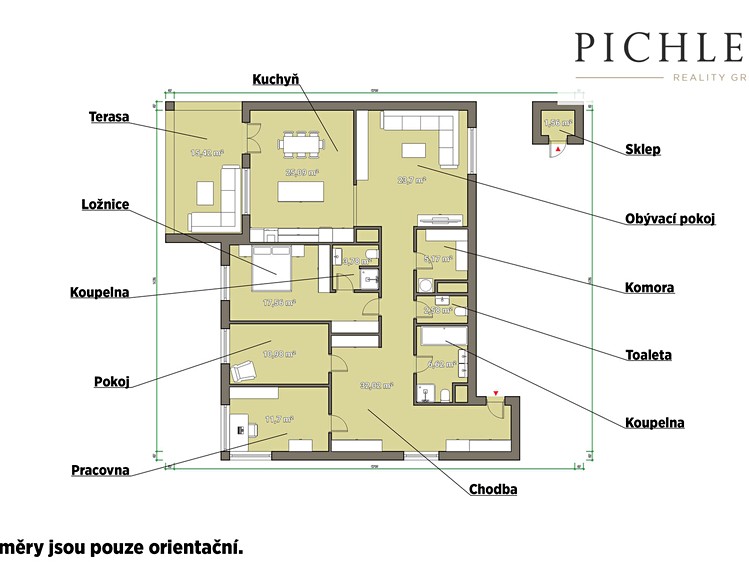 Квартира 4+kk на продаж, 155 м² (29 з 30)