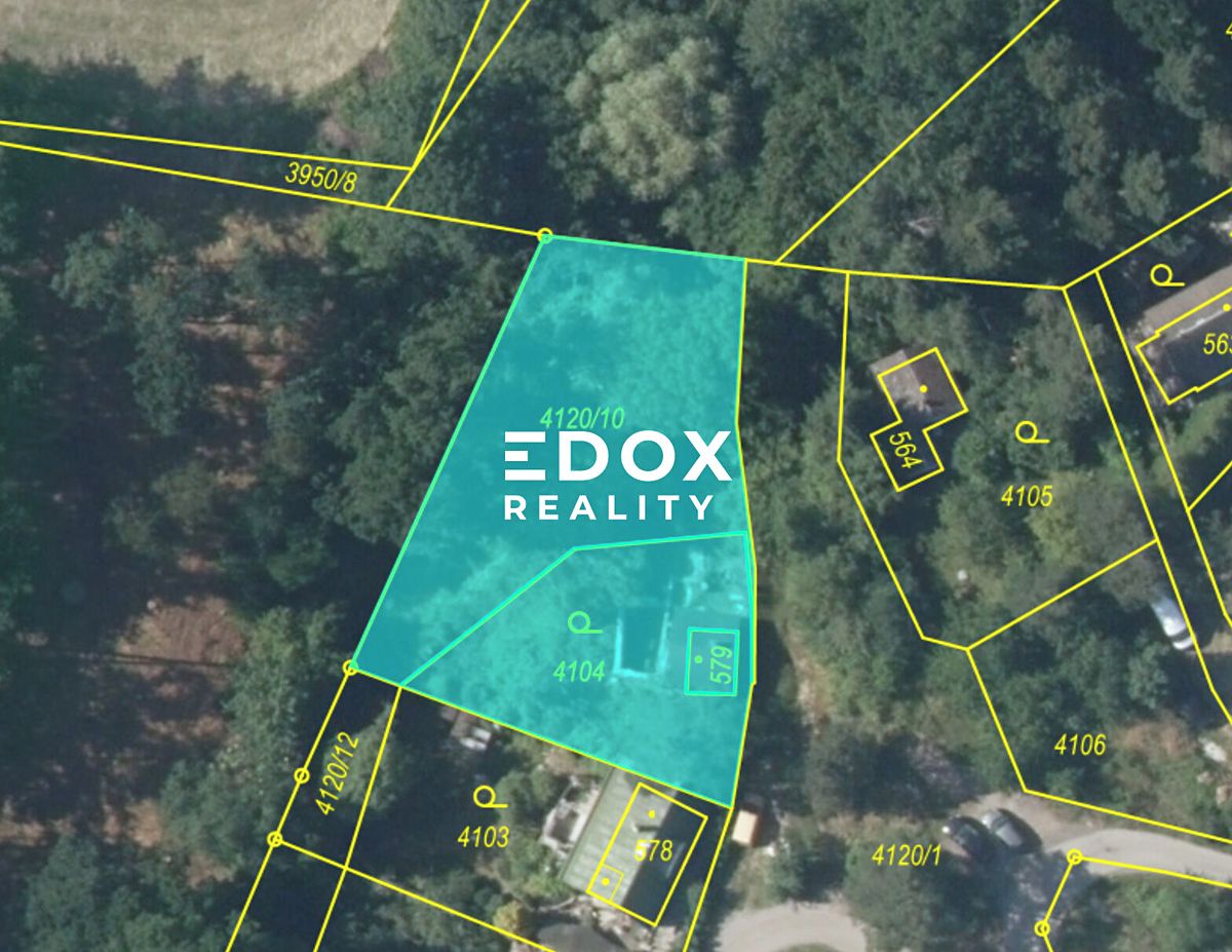 Prodej stavebního pozemku 890 m², Týnec nad Sázavou – fotka 1 z 3