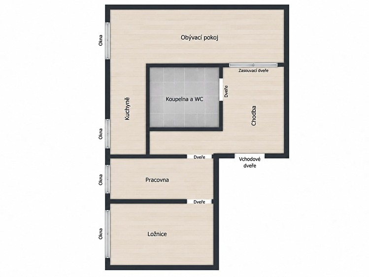 Wohnung 3+kk zum Kauf, 58 m² (16 von 16)