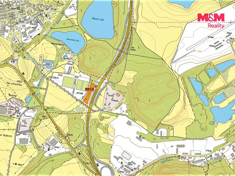 Prodej louky 6389 m², Ústí nad Labem – náhled fotky 2