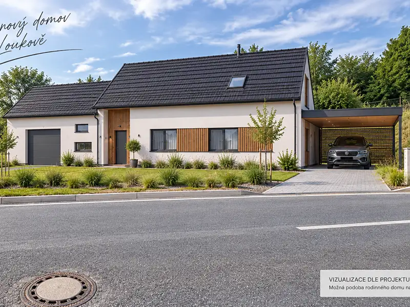 Prodej stavebního pozemku 381 m², Loukov – náhled fotky 3