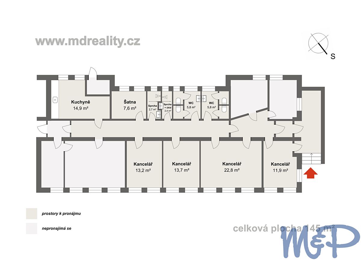 Pronájem výrobní haly, prostoru 461 m² – fotografie 2