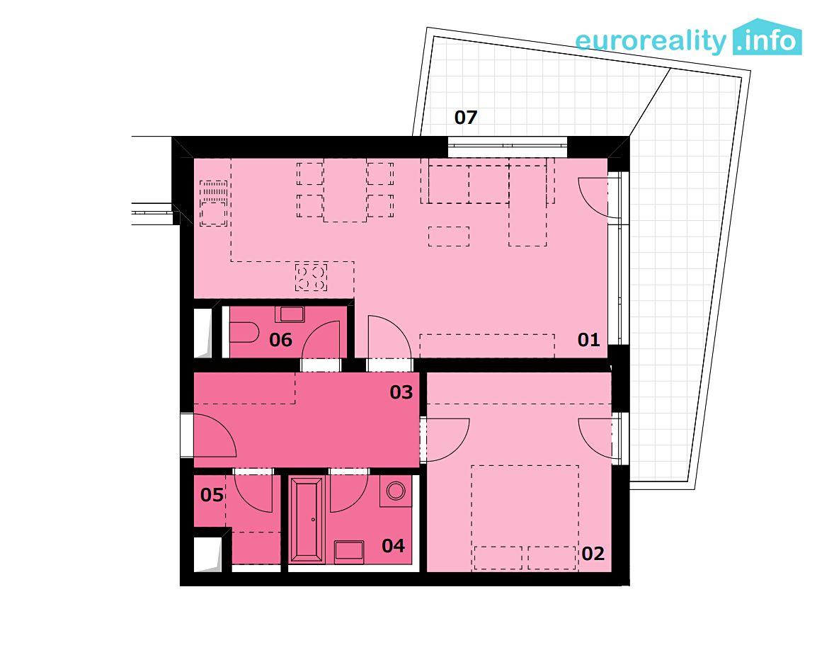 Prodej bytu 2+kk 60 m² – fotografie 2