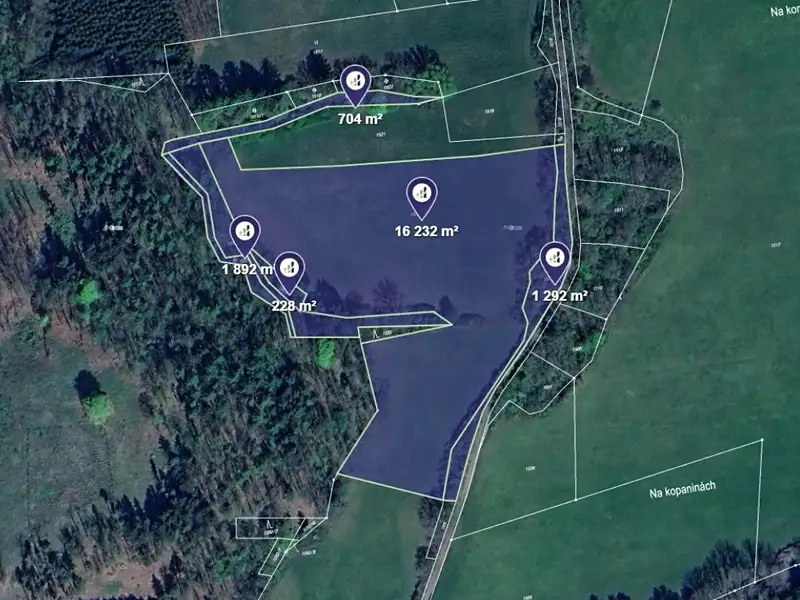 Prodej pole 20348 m², Čmelíny – náhled fotky 1