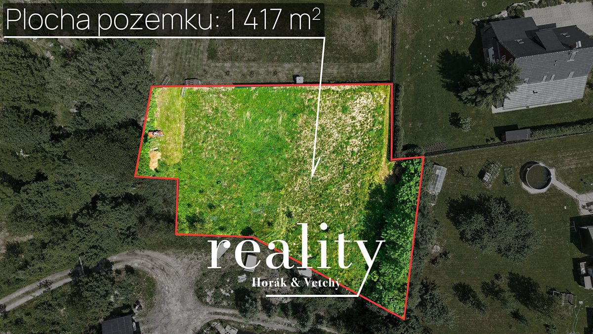 Prodej stavebního pozemku 1417 m² – fotografie 2
